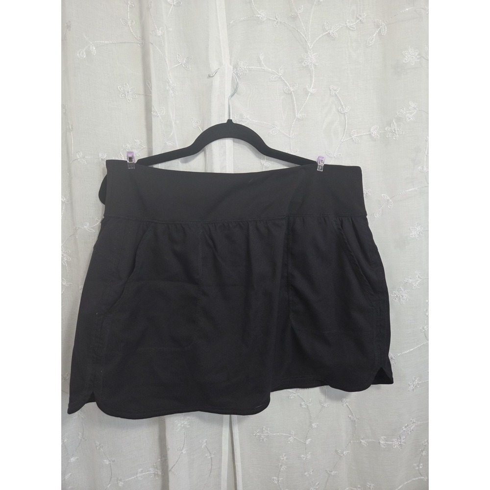 ZUDA Activewear Black Skort LP